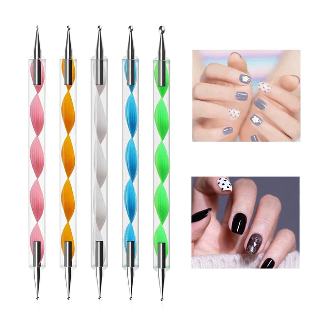 5 PCS DOTTING NAIL ART TOOL